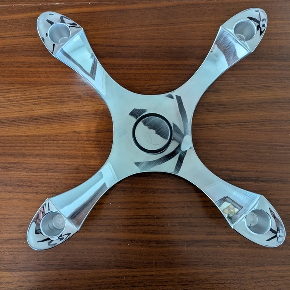 Stelton Stainless X-30 4 Lights Candle Holder Centerpiece 14.5" Large Dish - Picture 5 of 9